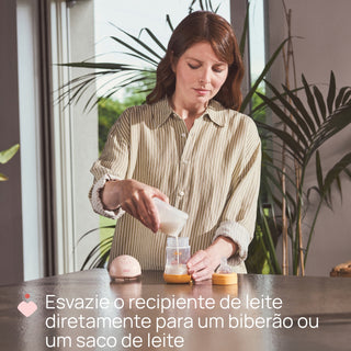 Chicco Bomba Tira Leite Dupla Portátil – Extração de leite materno com liberdade e conforto
