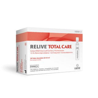 Relive Total Care Gotas Lubrificantes para Secura Ocular 20x0,4 ml