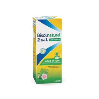 Bisolnatural Xarope 2 em 1 sem Açúcar 120ml