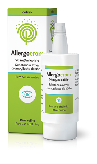 Allergocrom Colírio para Alergia Ocular 20mg/ml 10ml