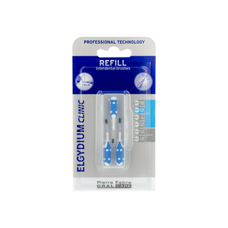 Escovilhões Interdentários Elgydium Clinic 0,8 mm Recarga Azul