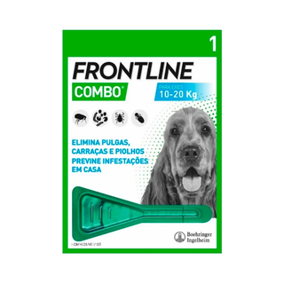 Frontline® Combo Spot-On Cães 10-20 kg 1 Pipeta - Validade 06/2026