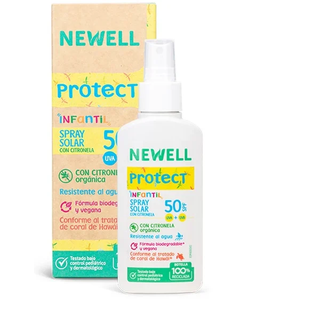 Newell Spray Solar SPF 50 com Citronela Orgânica 100 ml – Proteção e Repelente