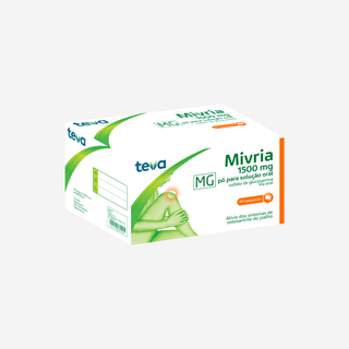Mivria Glucosamina 1500 mg em Saquetas para Osteoartrite do Joelho x60