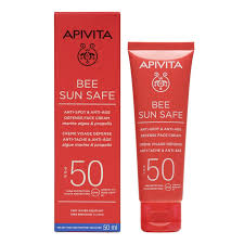 Apivita Bee Sun Safe Protetor Solar Anti-manchas E Antienvelhecimento SPF50 50mL
