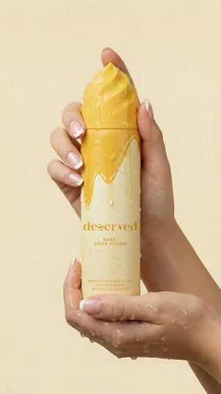 Deserved Espuma de Banho Honey Greek Yogurt 250mL – Nutrição & Suavidade