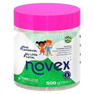 Novex Meus Cachinhos Gelatina Fixadora Infantil 500g – Fixação & Definição