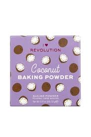 I Heart Revolution Baking Powder Coconut 22 g – Fixação & Luminosidade