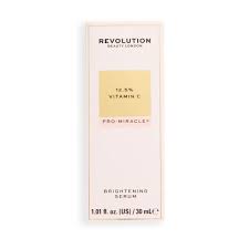 Revolution Pro Miracle 12.5% Vitamin C Serum 30mL – Luminosidade & Manchas