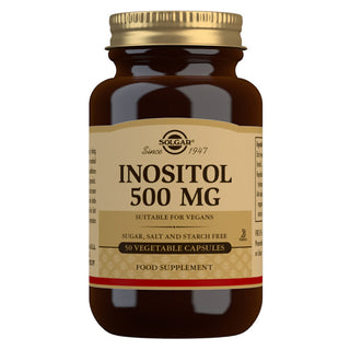 Solgar Inositol 500mg x 50 Cápsulas Vegetais - Suporte do Sistema Nervoso