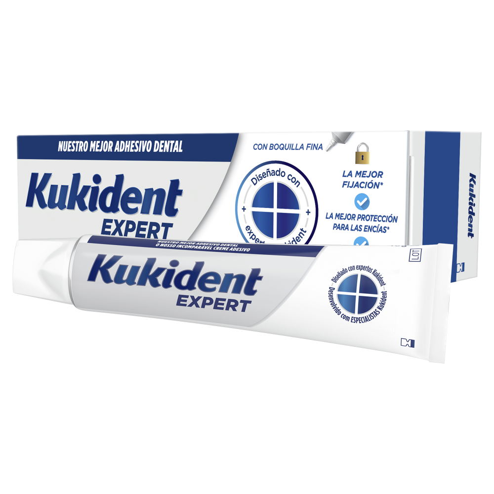 Kukident Expert Creme Adesivo Prótese Dentária 40g