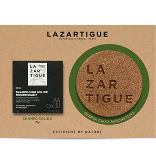 Lazartigue Champô Sólido 75g Oferta Caixa Saboneteira