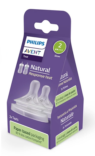 Philips Avent Tetina Natural Response Fluxo Lento (2 Gotas) x2