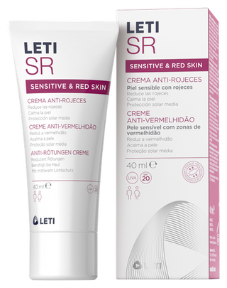 Leti Creme Anti-Vermelhidão SPF30 Com Cor 40mL