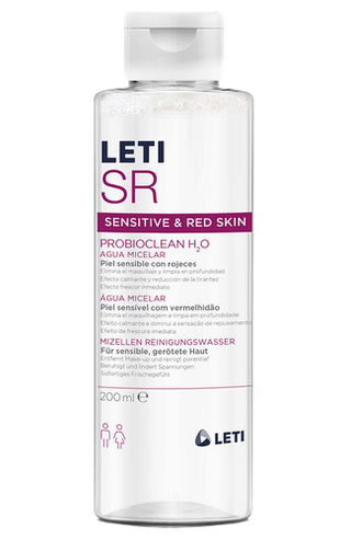 LetiSR ProbioClean H2O Água Micelar 200mL – Limpeza Calmante