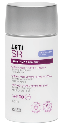 Leti Creme Anti-Vermelhidão Mineral SPF30 40mL