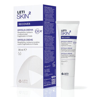 LETI SKIN2 Recover Epitelis Creme 30ml - Repara e Regenera a Pele