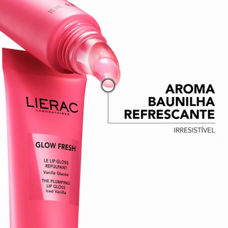 Lierac Glow Fresh Gloss Labial Volumizador 10mL – Hidratação & Volume