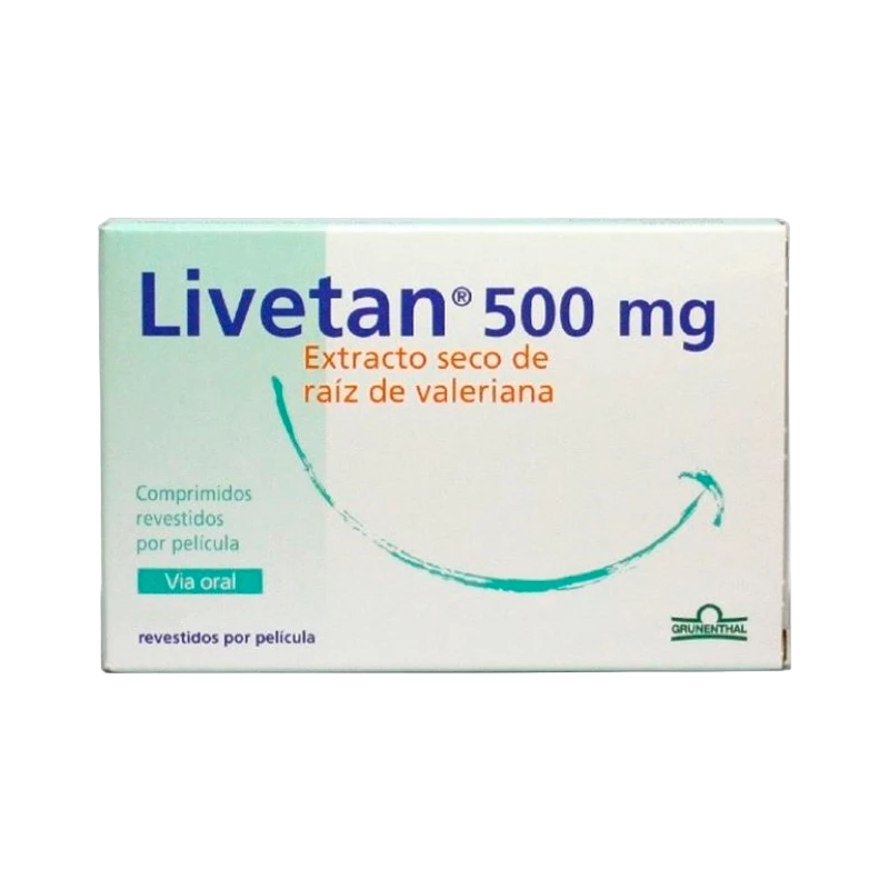 Livetan 500 mg x 20 Comprimidos