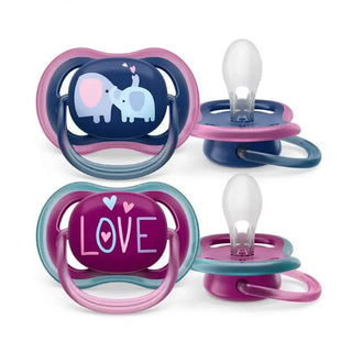 Philips Avent Chupeta +18 meses x2 - Ultra Air (Rosa e Azul)