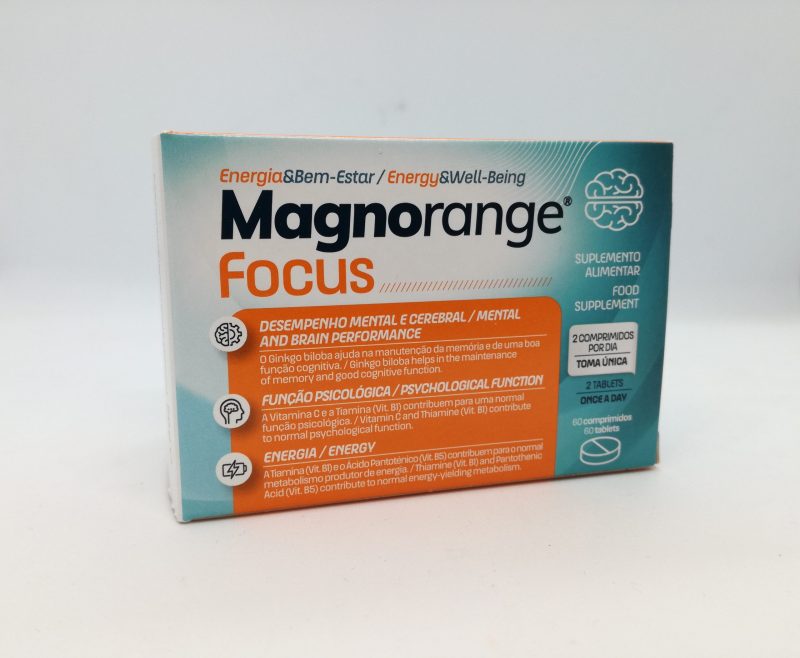 Magnorange Focus 60 Comprimidos - Validade 05/24