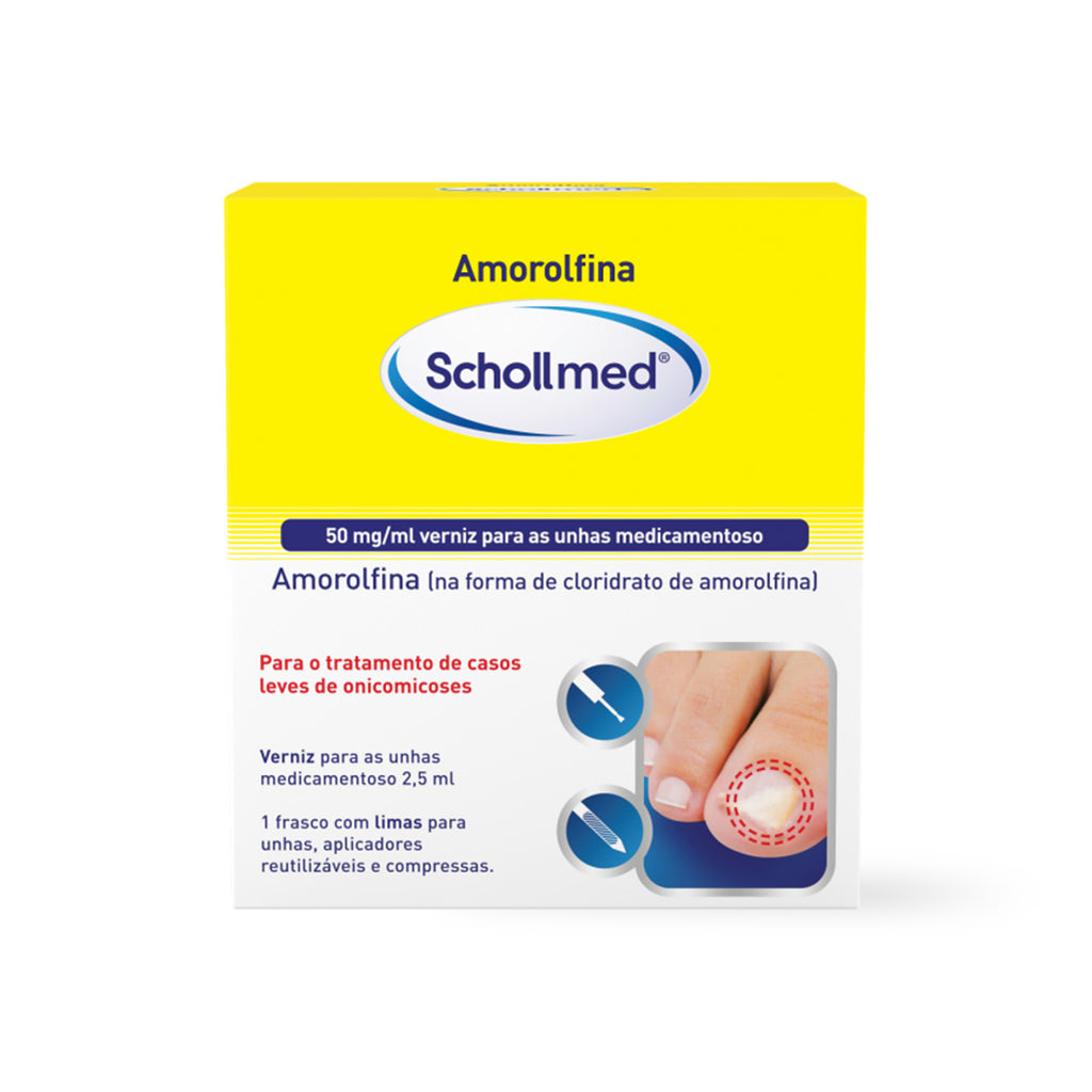 Scholl Amorolfina Verniz Tratamento de Fungos 2,5 mL