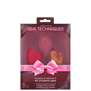 Real Techniques Make Up Sponge Superstars – Conjunto de Esponjas Profissionais