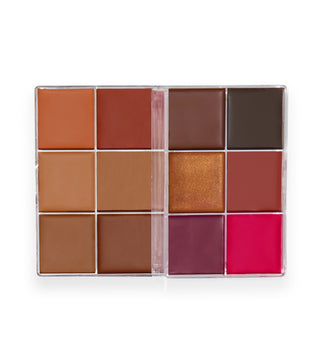 Makeup Revolution Everything Base Face Icon Dark – Paleta de Rosto