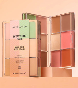Makeup Revolution Everything Base Face Icon Light – Paleta de Rosto