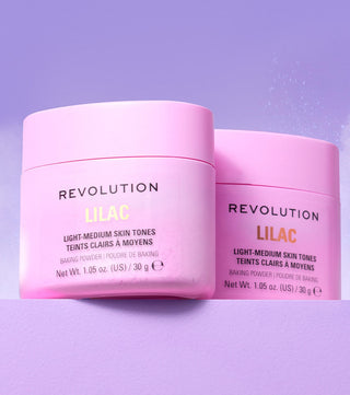 Makeup Revolution Pó Solto Baking Sweet Lilac 30g – Fixação & Luminosidade