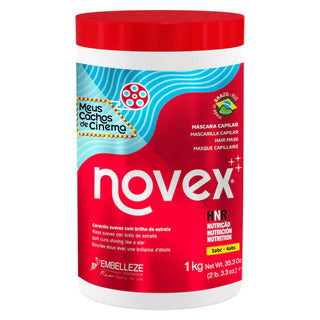 Novex Máscara Capilar Meus Cachos de Cinema 1kg – Nutrição & Brilho