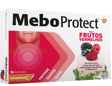 Meboprotect Frutos Vermelhos Pastilhas x16 Unidades