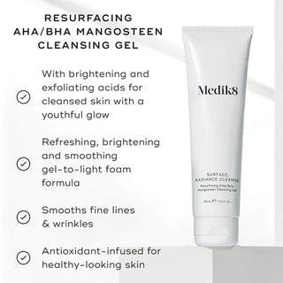 Medik8 Try Me Surface Radiance Cleanse 40mL – Poros & Textura