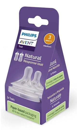 Philips Avent Tetina Natural Response Fluxo Médio (3 Gotas) x2