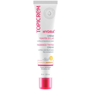 Topicrem HYDRA+ Creme com Cor SPF50 40ml - Tom Médio