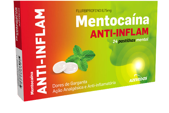 Mentocaina Anti-Inflam 8,75mg 24 Pastilhas