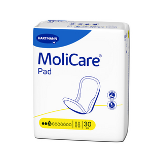 MoliCare Pad 3 Gotas 30 Pensos - Incontinência Ligeira