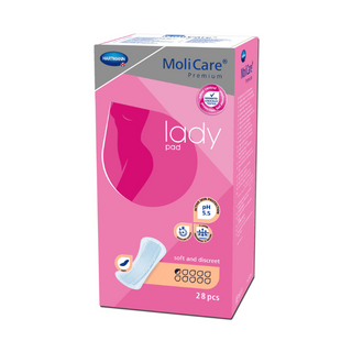 MoliCare Premium Lady Pad 0,5 Gotas 28 Pensos - Incontinência Ligeira