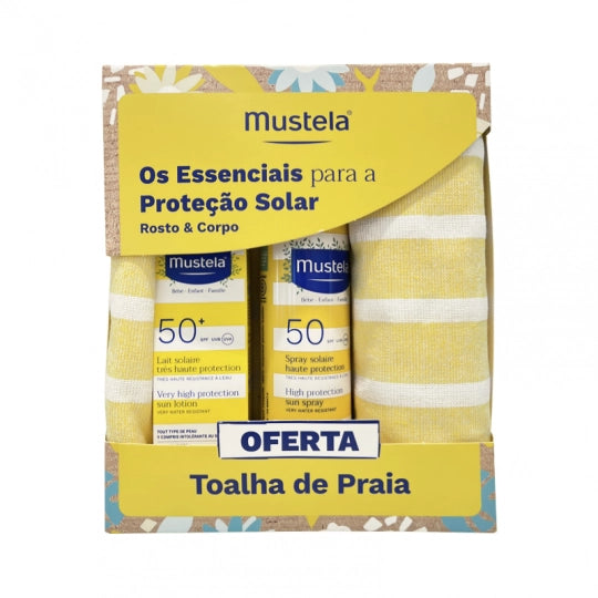 Mustela Kit Solares + Toalha de Praia Amarela