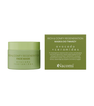 Nacomi Máscara Facial Regeneradora 40 mL – Hidratação & Conforto