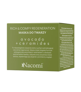 Nacomi Máscara Facial Regeneradora 40 mL – Hidratação & Conforto