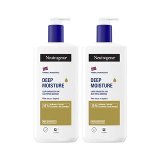 Neutrogena PACK Deep Moisture Loção com Óleo 2x400mL – Absorção Imediata