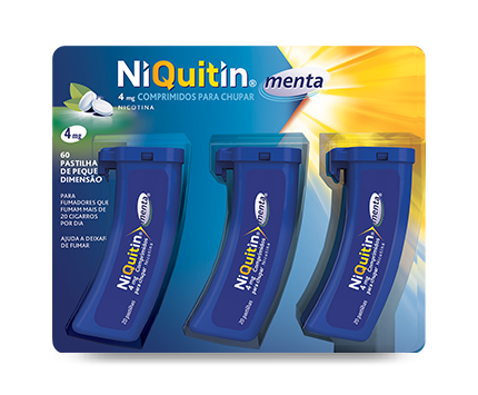 Niquitin Menta, 4 mg x 60 Comprimidos Chupar