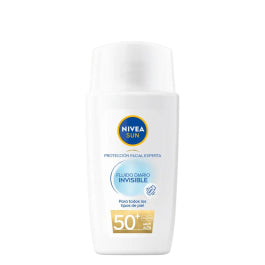 Nivea Sun Fluido Facial Invisível SPF50+ 40 mL – Proteção Matificante