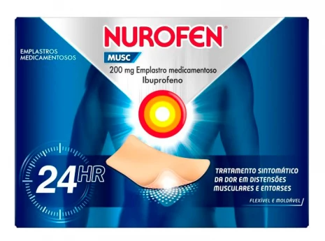 Nurofen Musc 200mg Emplastro Medicamentoso 2 Unidades