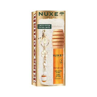 Nuxe Rêve de Miel Gloss Labial 10mL – Edição Limitada com Bolsa