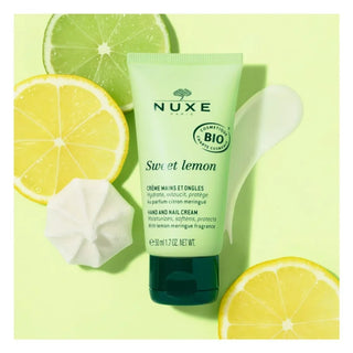 Nuxe Sweet Lemon Creme de Mãos e Unhas BIO 50mL – hidratação e proteção com aroma de limão