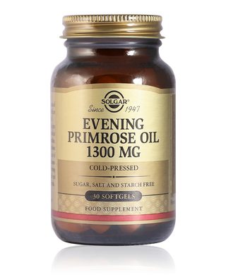 Solgar Evening Primrose Oil 1300mg x 30 Cápsulas Moles - Equilíbrio Hormonal