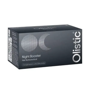 Frasco de Olistic Night Booster 25 mL – suplemento capilar noturno para regeneração capilar e sono reparador