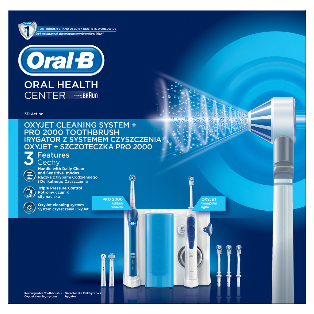 Oral B Professional Centro Dentário Oxyjet + Escova Pro 2000